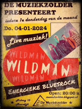 231227 Muziekzolder Wildman poster